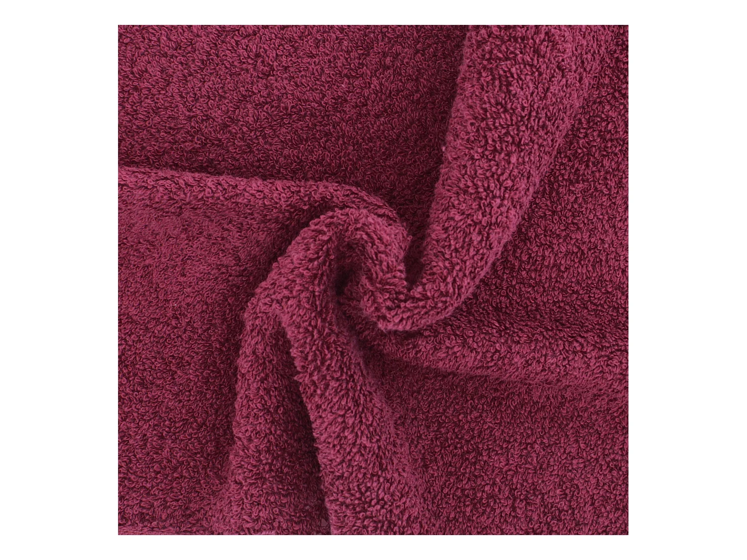 Serviette de toilette 50x100 cm PURE Bordeaux 550 g/m2