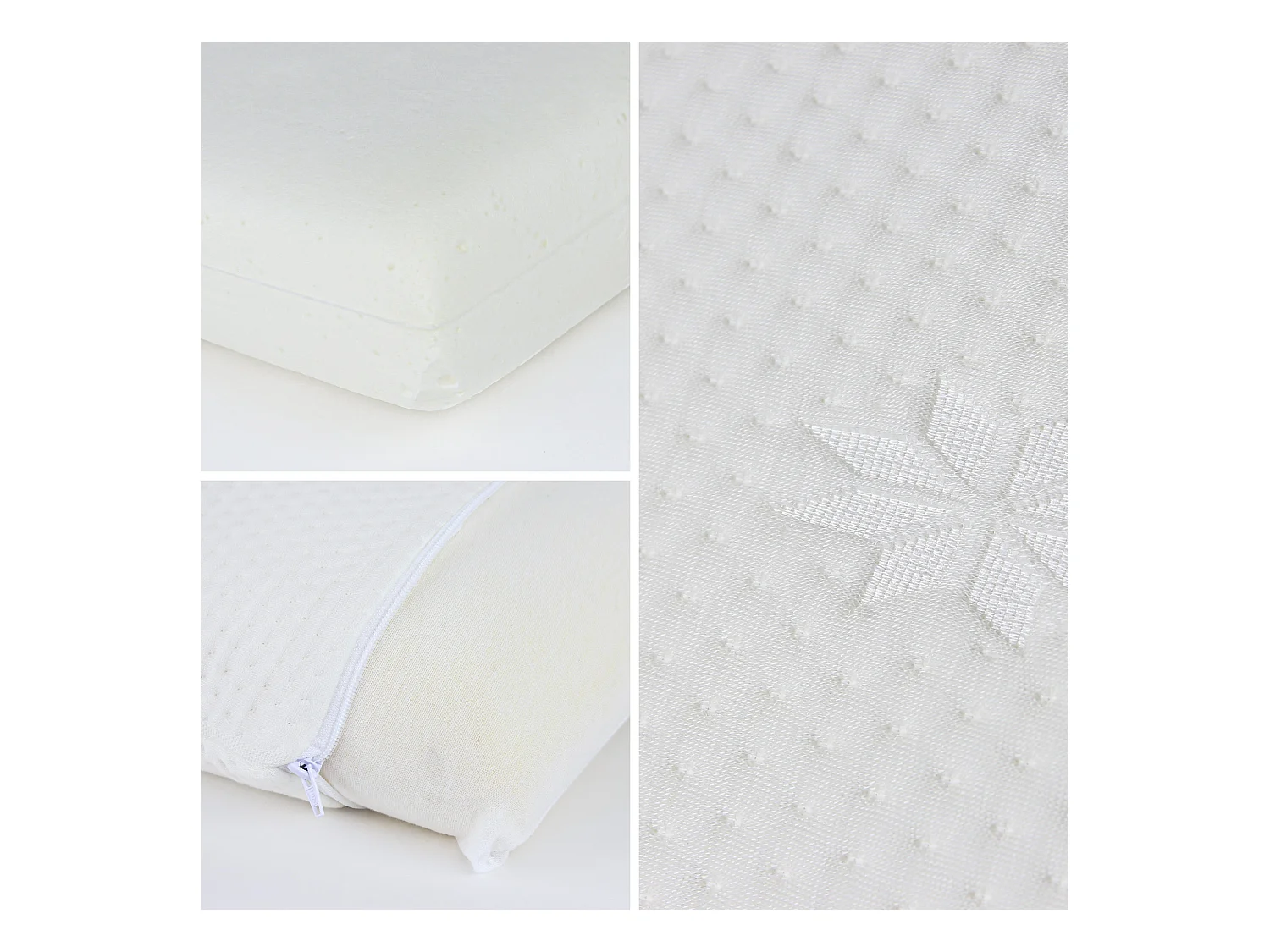 Oreiller 40x60 cm ASCONA mousse à mémoire de forme visco