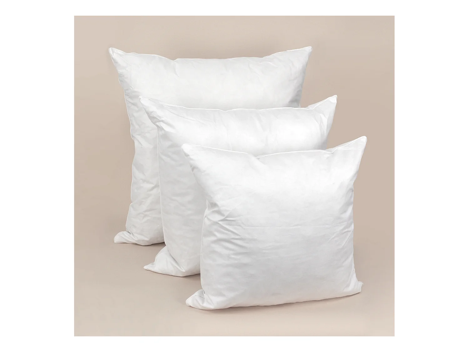 Oreiller 40x40 cm GRIZZ'LIT PLUMES 100% Plumes de Canard