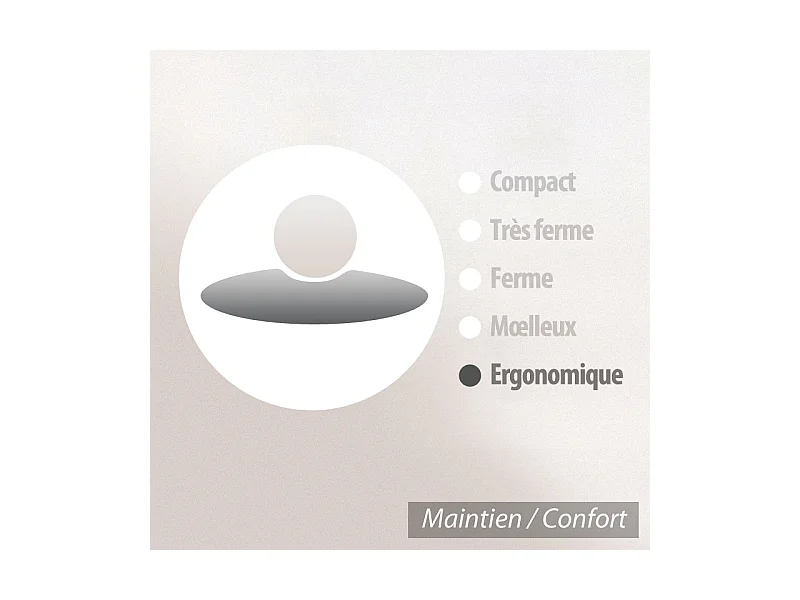 Oreiller 40x60 cm PILO Visco-végétal à mémoire de forme