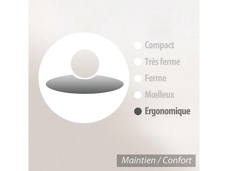 Oreiller 40x60 cm PILO Visco-végétal à mémoire de forme