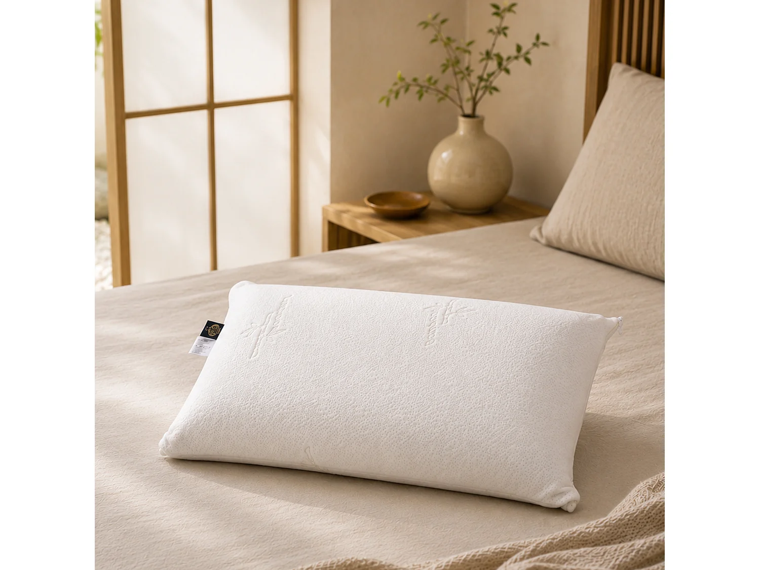 Oreiller 40x60 cm PILO Visco-végétal à mémoire de forme