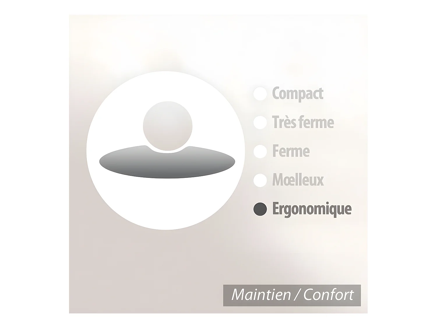 Oreiller 45x70 cm PILO Visco-végétal à mémoire de forme