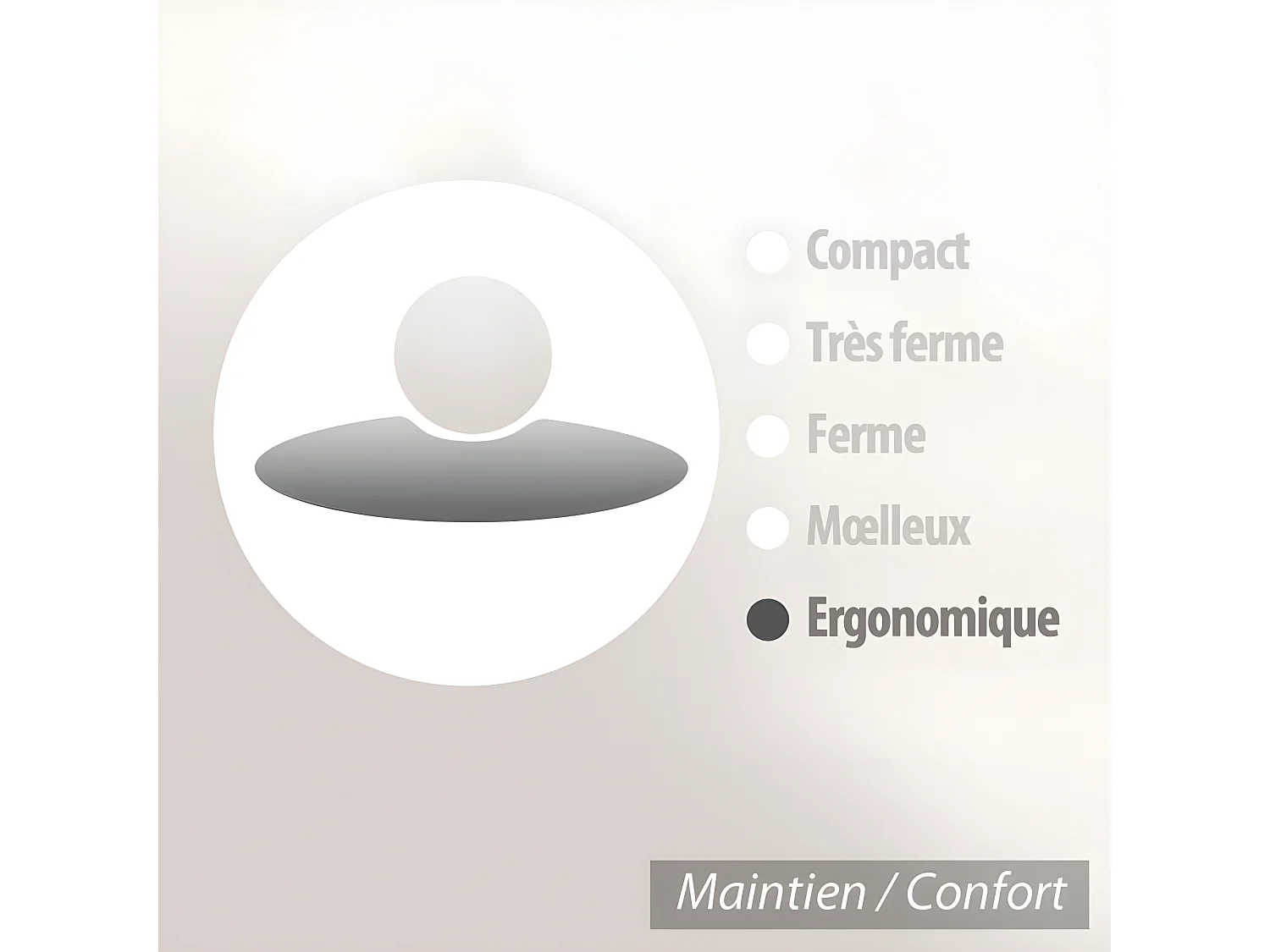 Oreiller 45x70 cm PILO Visco-végétal à mémoire de forme