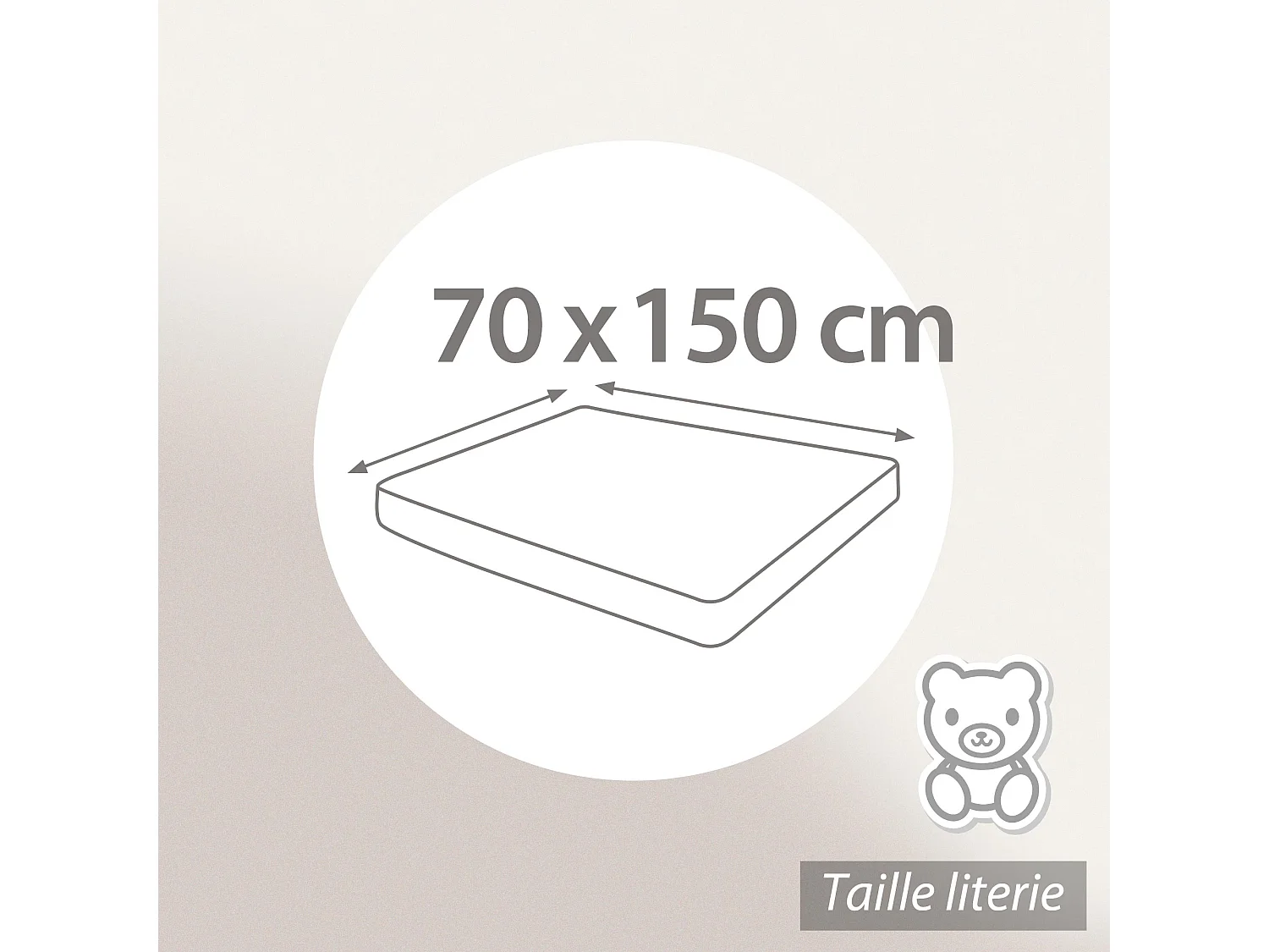 Protège matelas imperméable 70x150 cm Antony