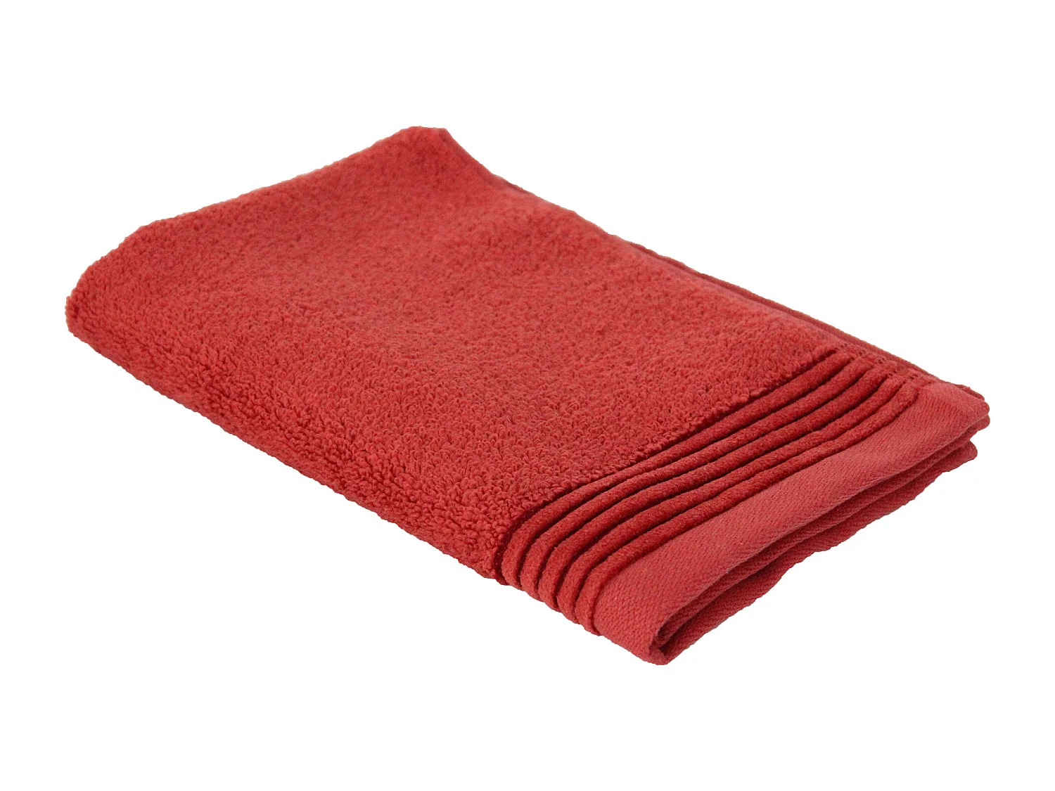 Parure de bain 6 pièces JULIET Rouge Terracota 520 g/m2