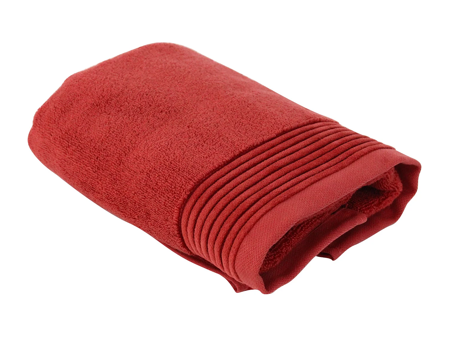 Parure de bain 6 pièces JULIET Rouge Terracota 520 g/m2