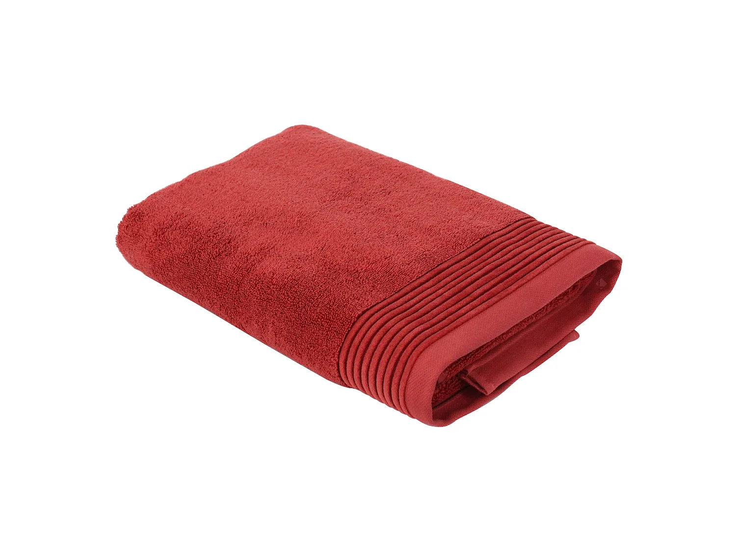 Parure de bain 6 pièces JULIET Rouge Terracota 520 g/m2
