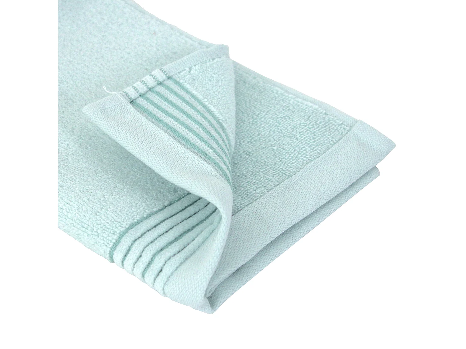 Parure de bain 6 pièces JULIET Bleu pâle 520 g/m2