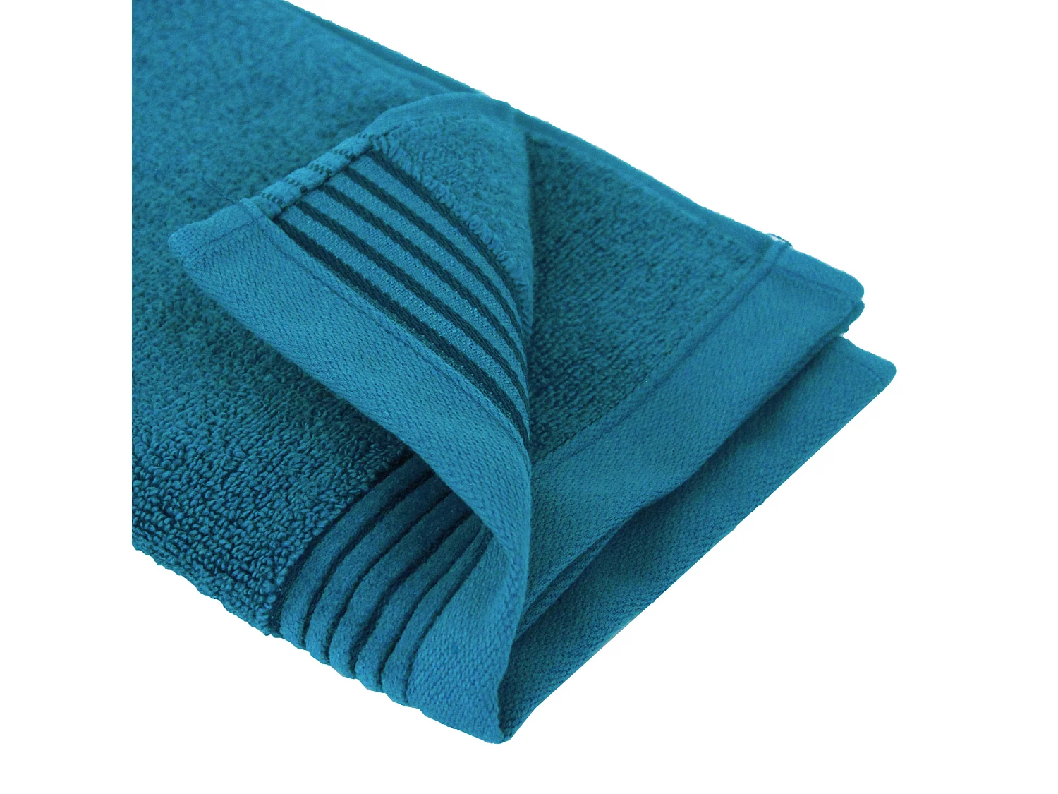 Parure de bain 6 pièces JULIET Bleu Baltic 520 g/m2