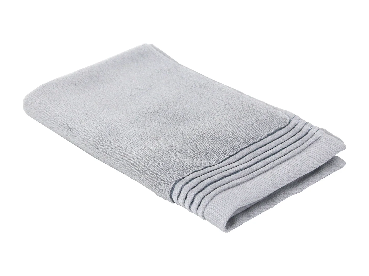 Parure de bain 6 pièces JULIET Gris Argent 520 g/m2