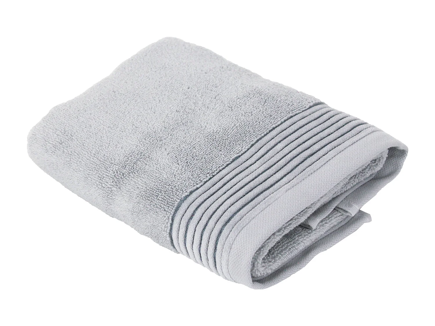 Parure de bain 6 pièces JULIET Gris Argent 520 g/m2