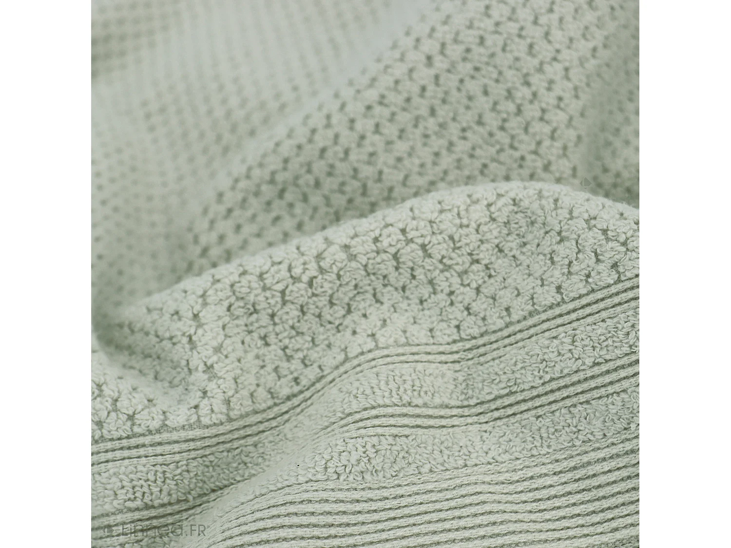 Drap de bain 100x150 cm DUNE céladon