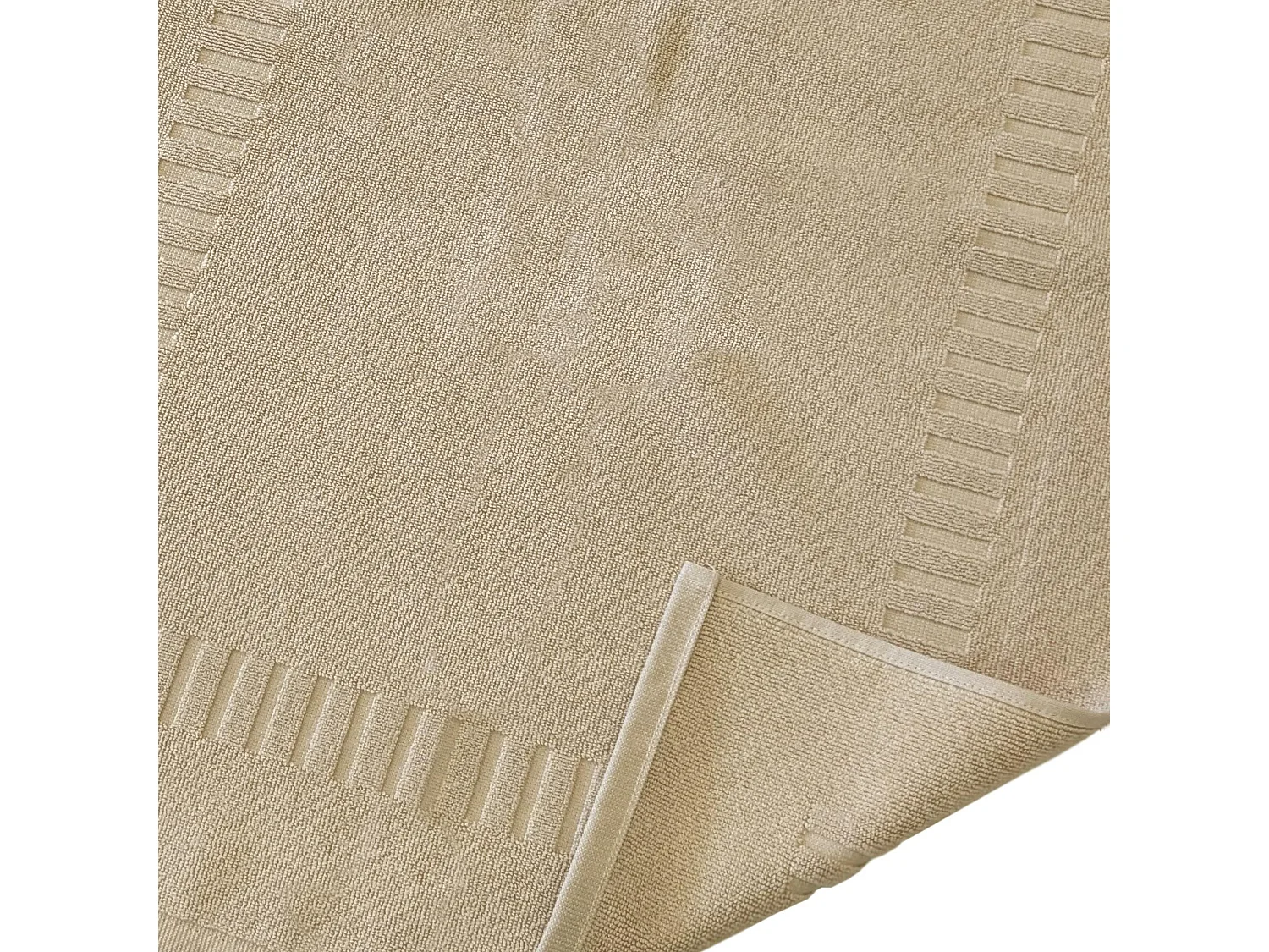 Parure de bain 6 pièces PURE Beige 550 g/m2