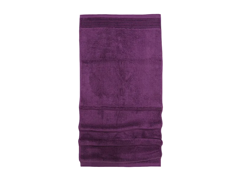 Serviette de toilette 50x100 cm JULIET Prune 520 g/m2