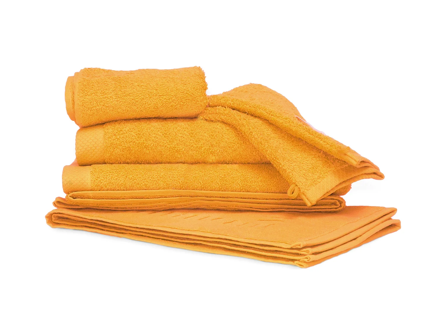 Parure de bain 6 pièces PURE Or 550 g/m2