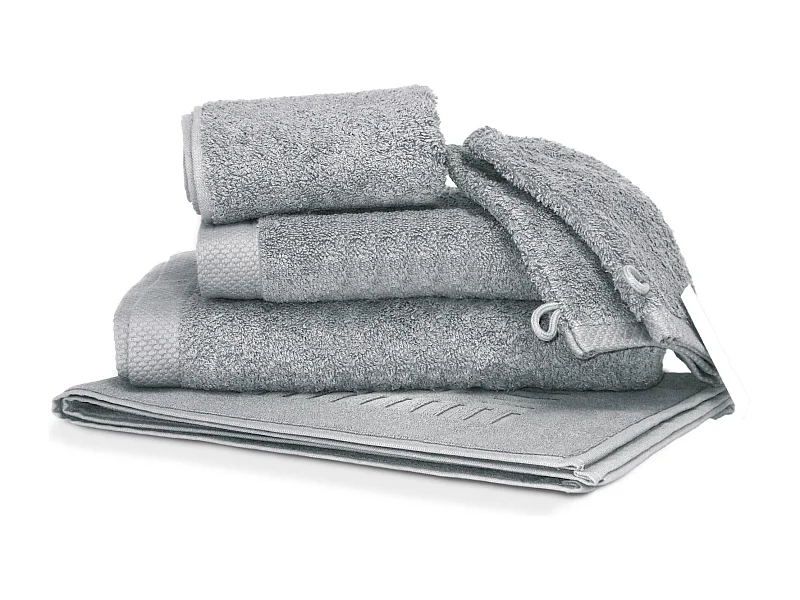 Parure de bain 6 pièces PURE Argent 550 g/m2