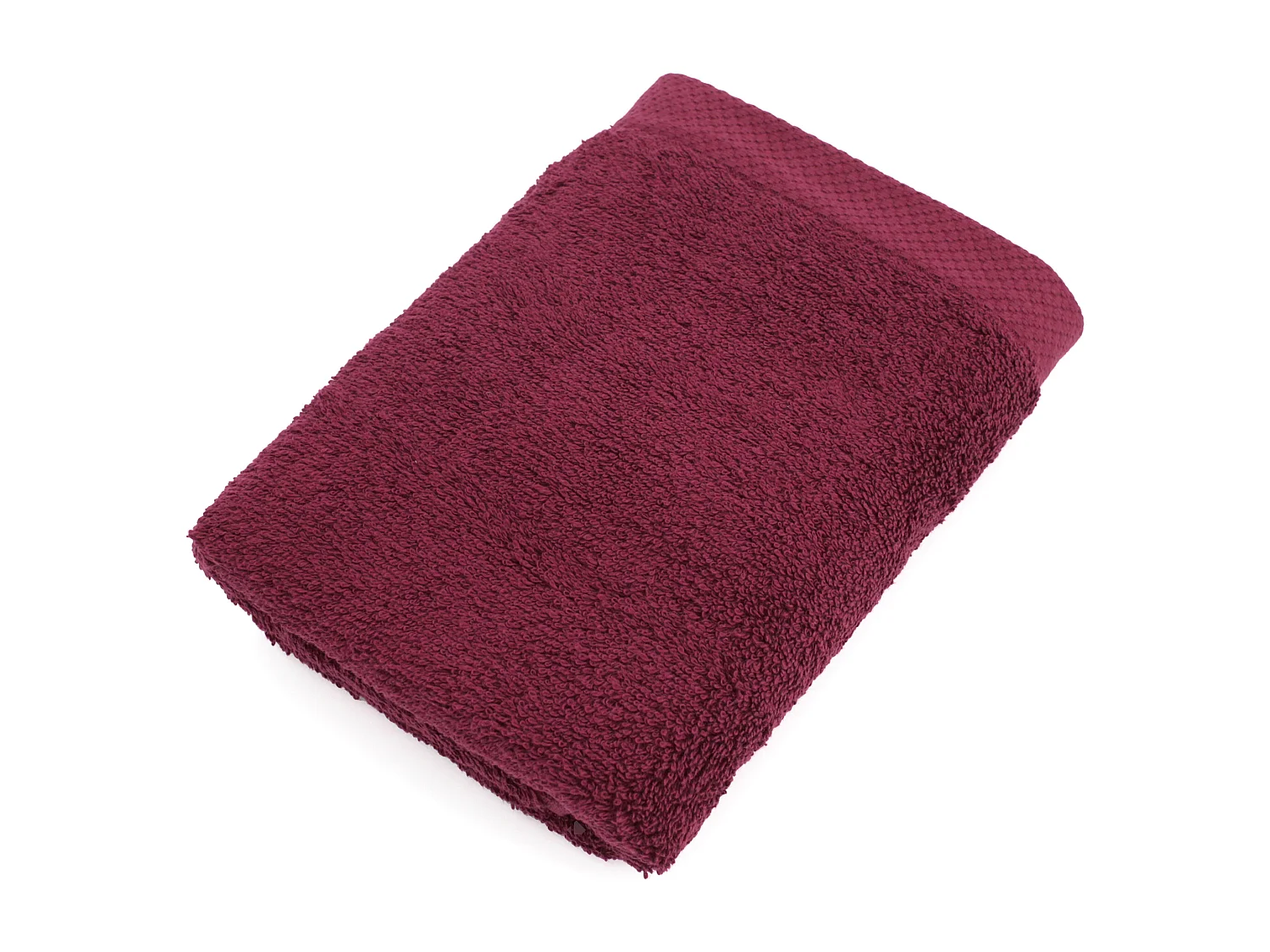 Parure de bain 6 pièces PURE Bordeaux 550 g/m2