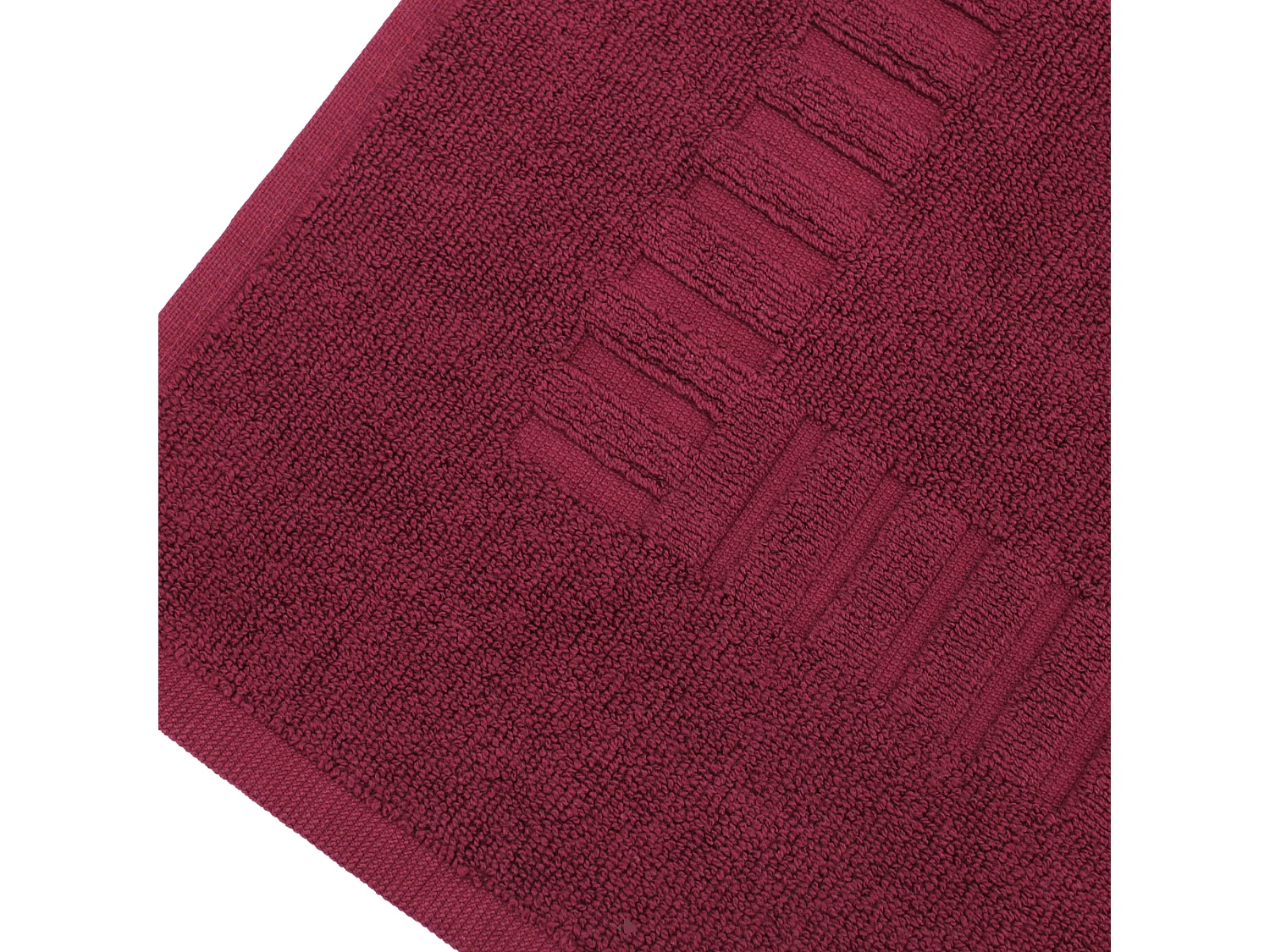 Parure de bain 6 pièces PURE Bordeaux 550 g/m2