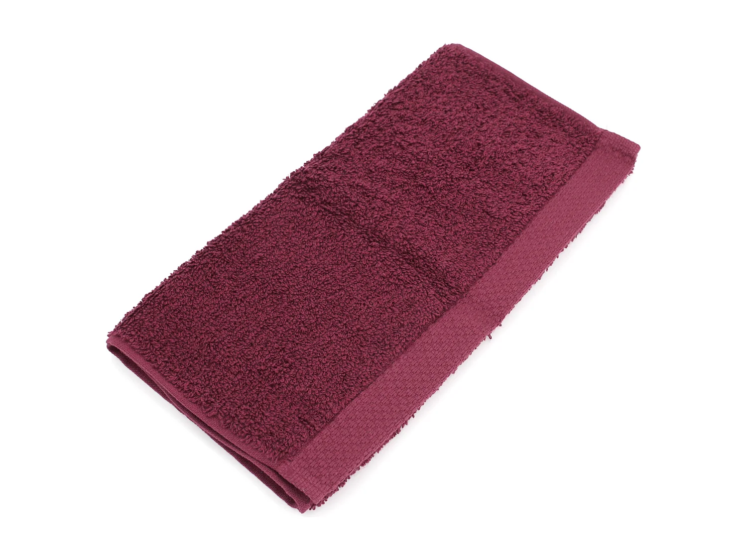 Parure de bain 6 pièces PURE Bordeaux 550 g/m2