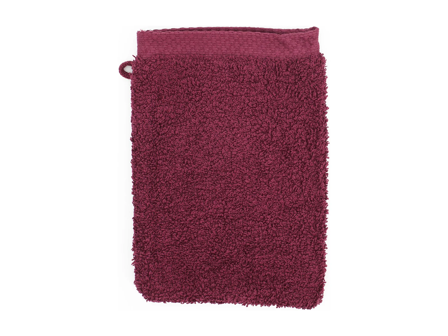 Parure de bain 6 pièces PURE Bordeaux 550 g/m2