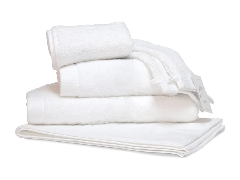 Parure de bain 6 pièces PURE Blanc 550 g/m2