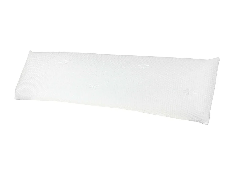 Traversin plat 135x35 cm ASCONA mousse à mémoire de forme visco