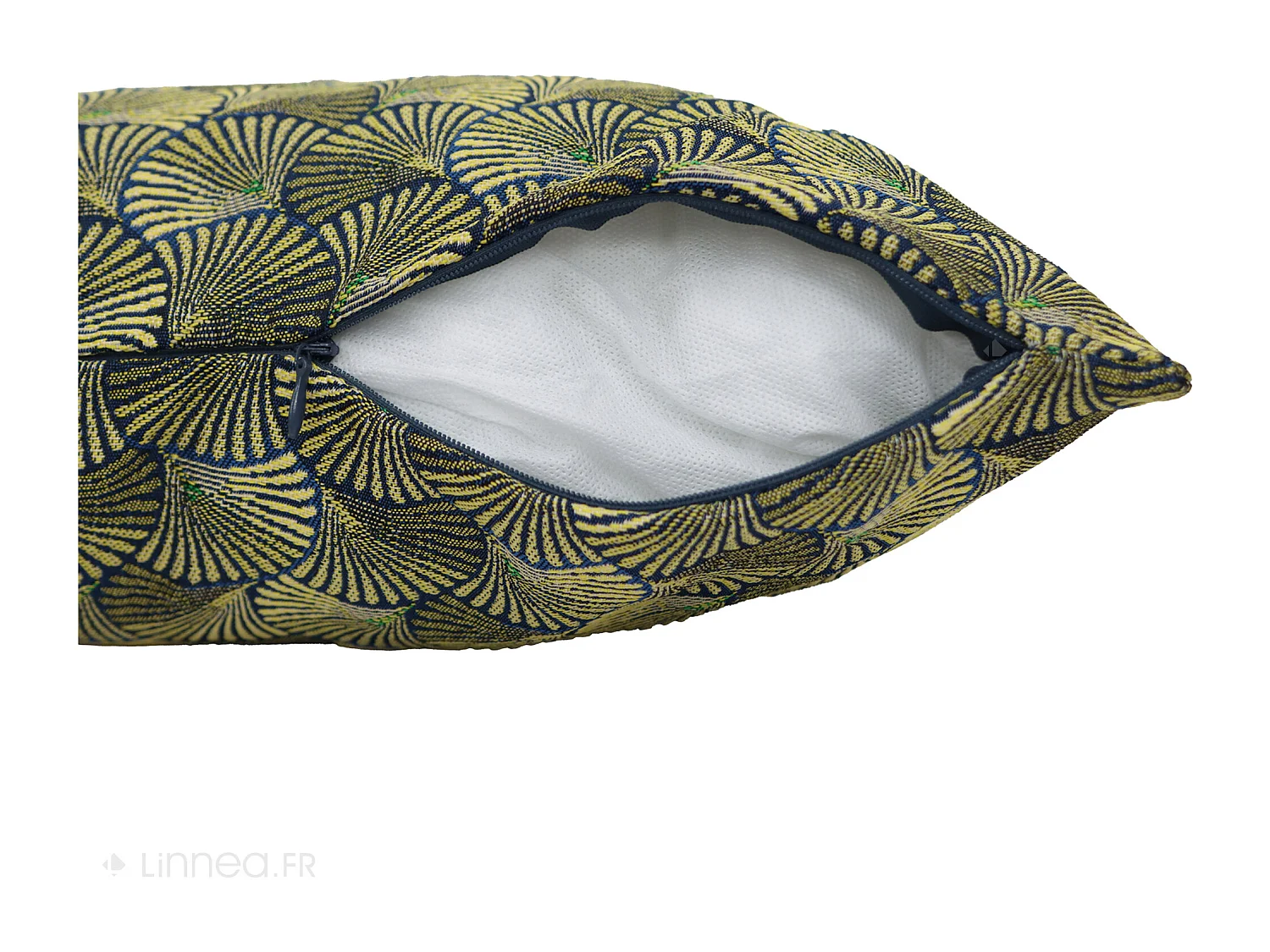 Housse de coussin 40x60 cm SHELL bleu Marine