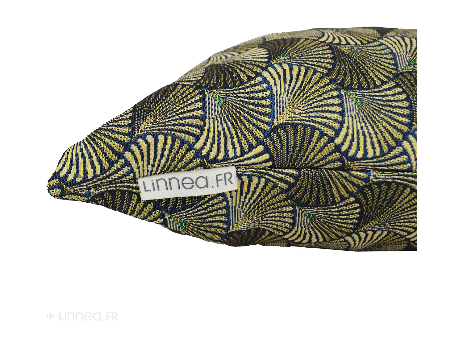 Housse de coussin 80x100 cm SHELL bleu Marine