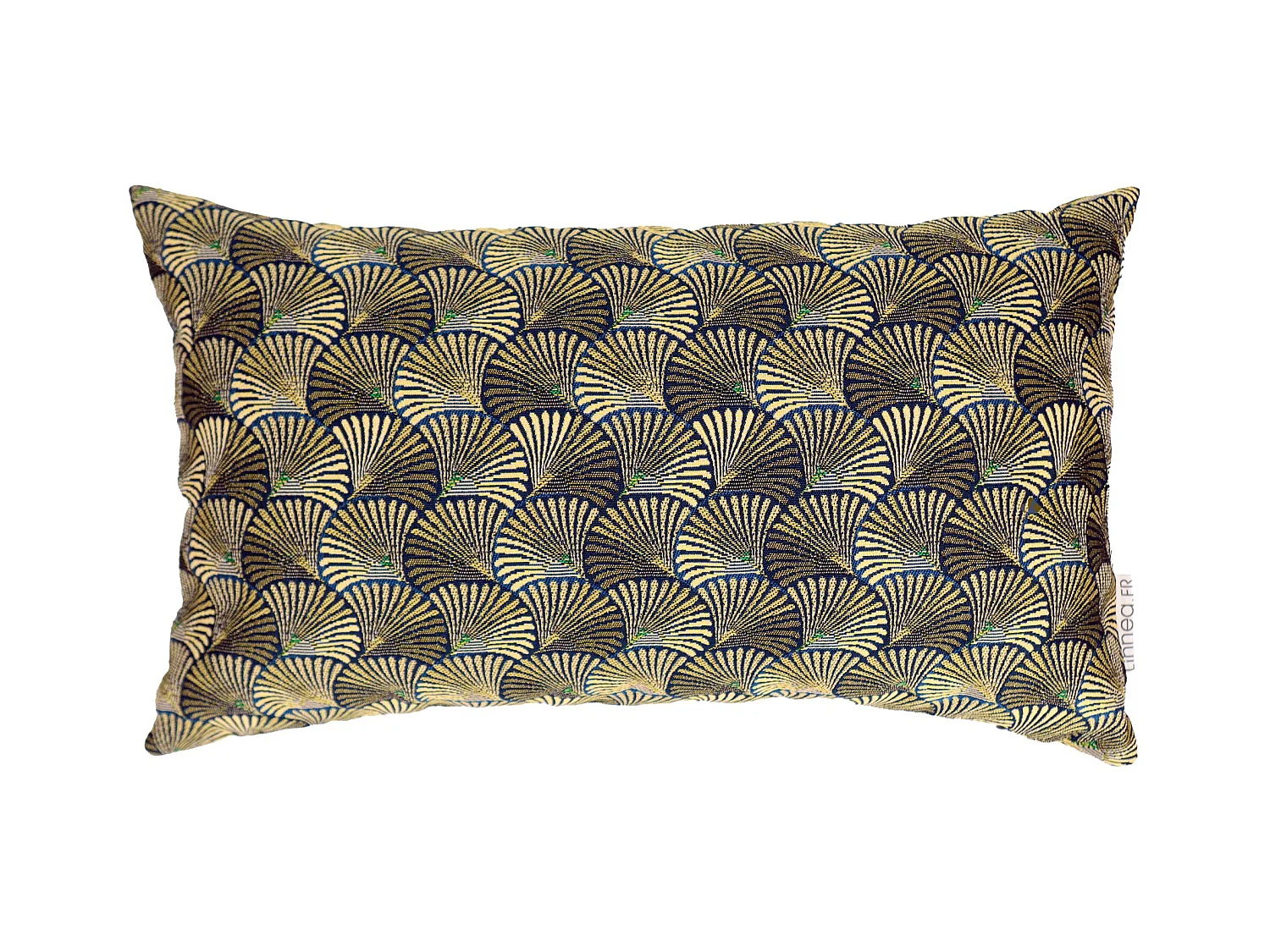 Housse de coussin 30x60 cm SHELL bleu Marine