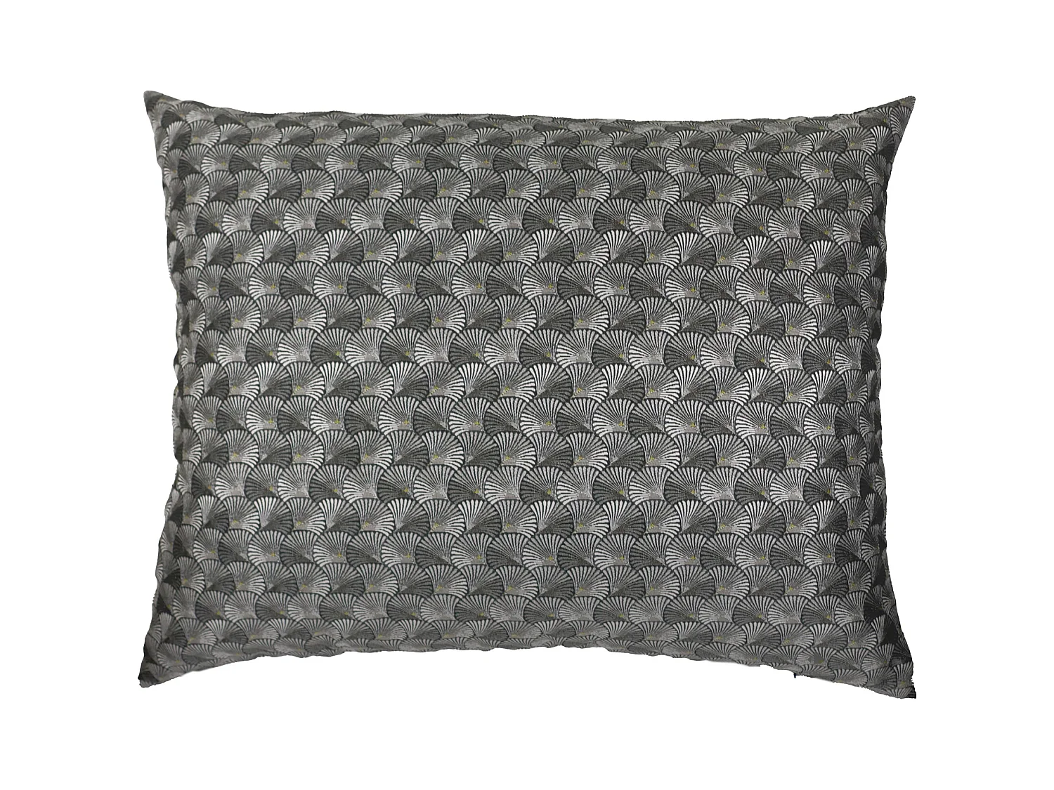 Housse de coussin 80x100 cm SHELL gris Argent
