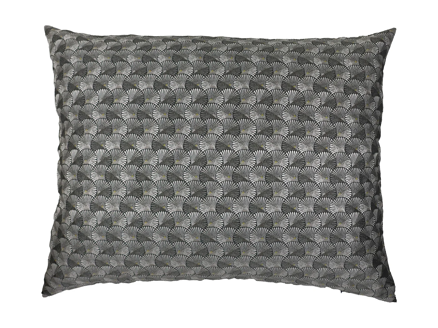 Housse de coussin 80x100 cm SHELL gris Argent