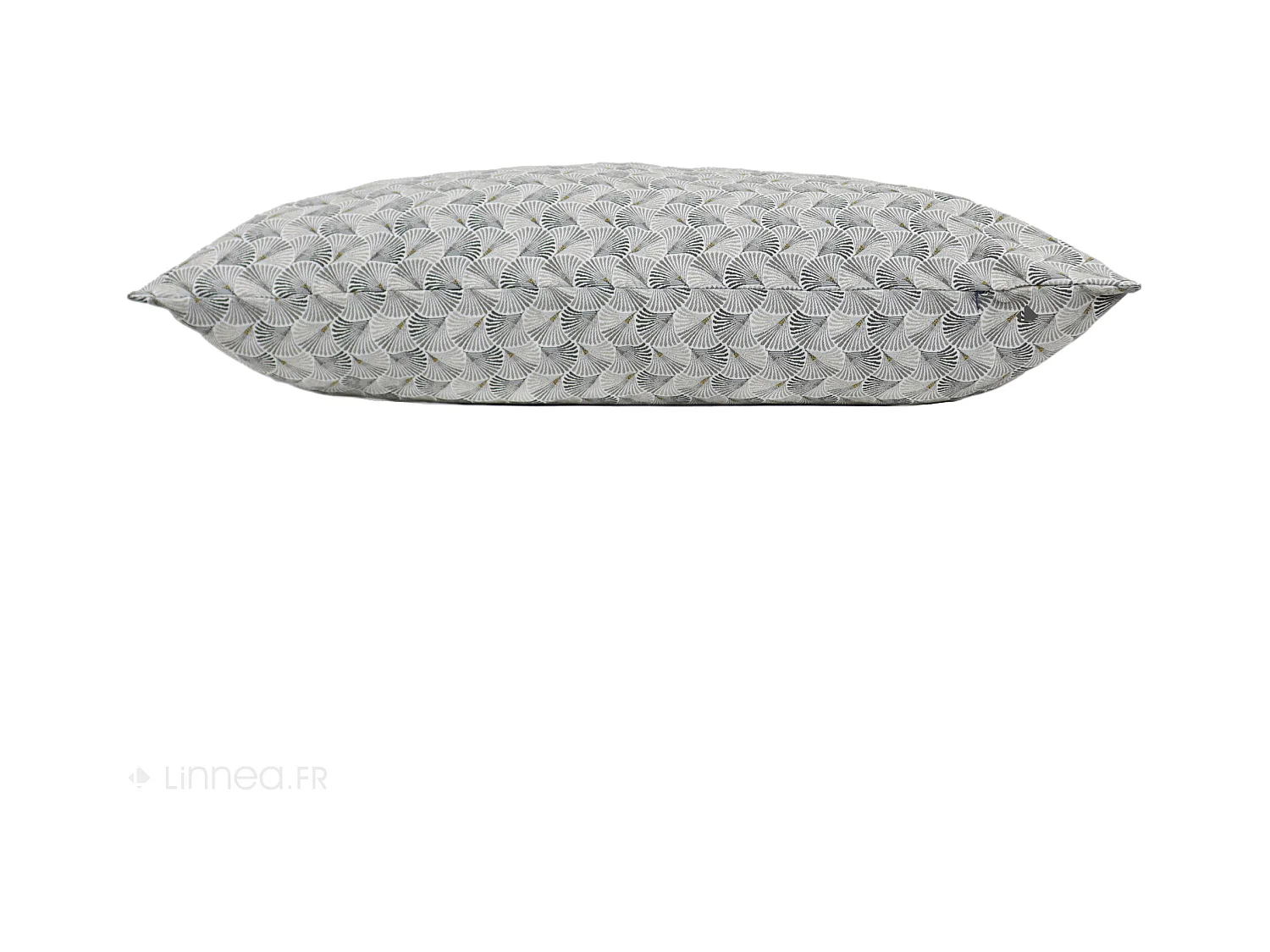 Housse de coussin 80x100 cm SHELL gris Perle