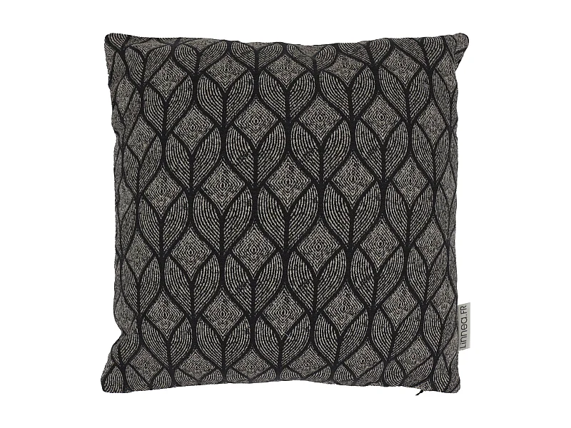 Housse de coussin 40x40 cm NOUMEA gris Anthracite