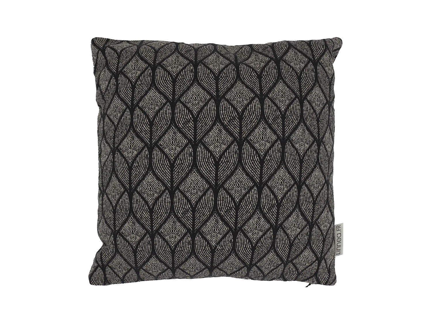 Housse de coussin 40x40 cm NOUMEA gris Anthracite