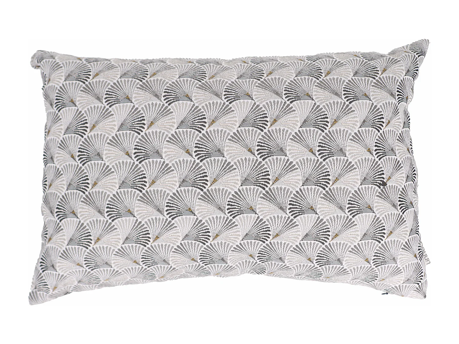 Housse de coussin 40x60 cm SHELL gris Perle