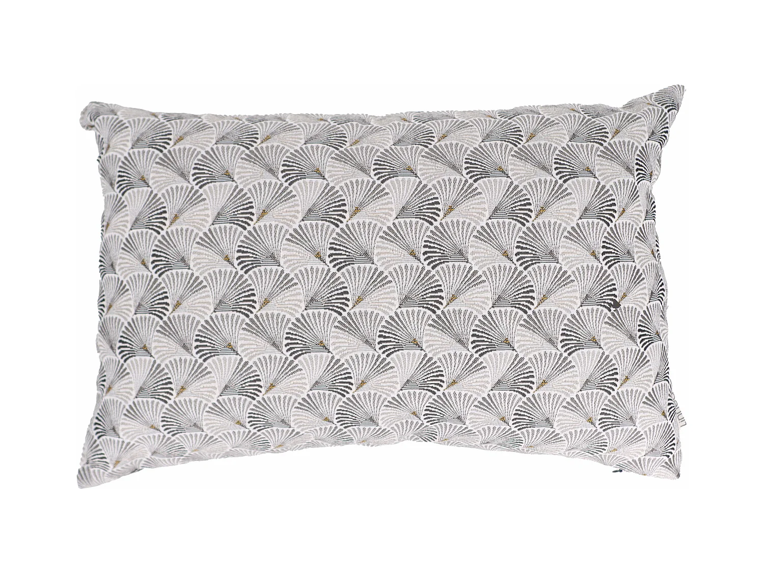 Housse de coussin 40x60 cm SHELL gris Perle