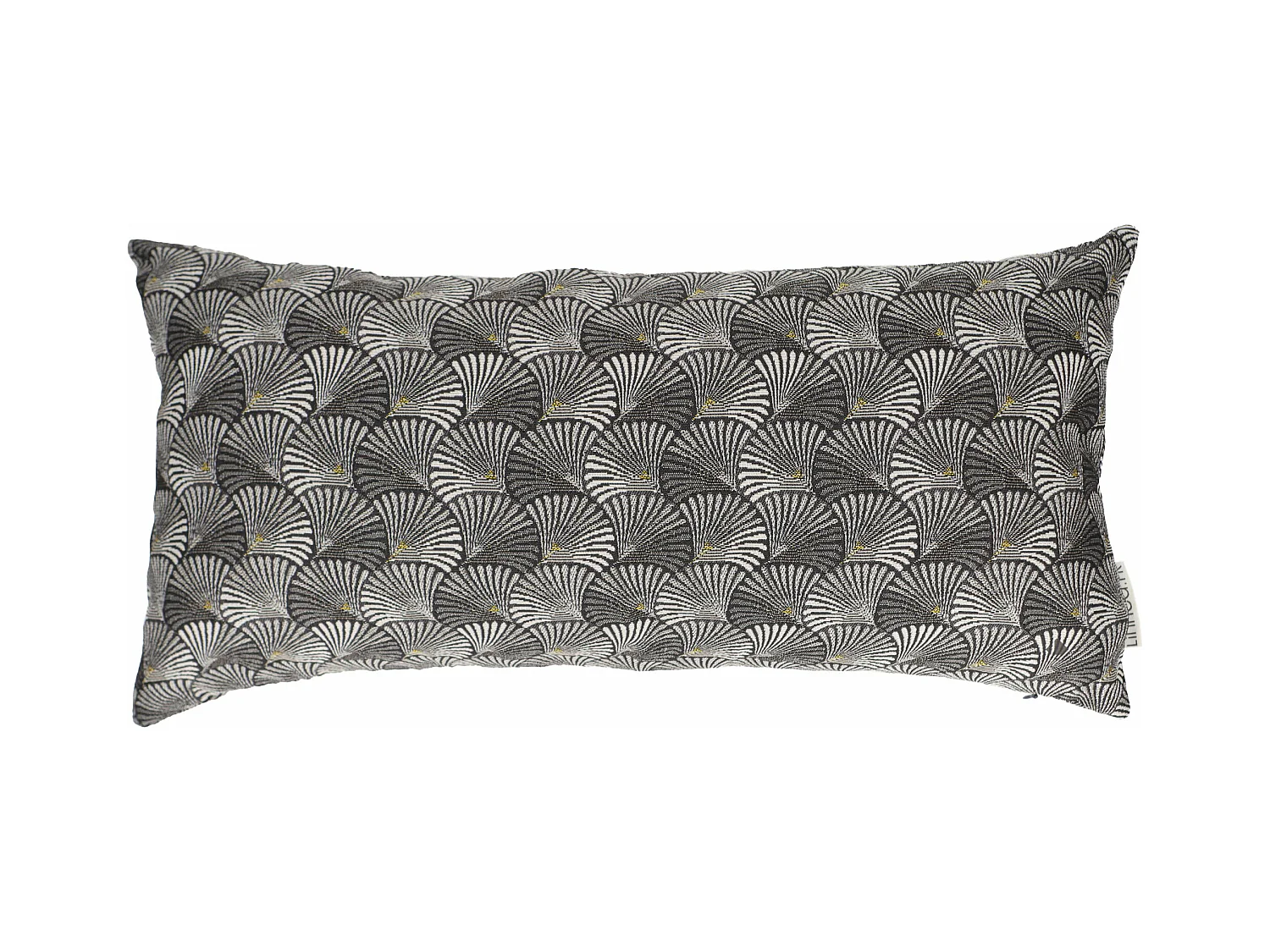 Housse de coussin 30x60 cm SHELL gris Argent