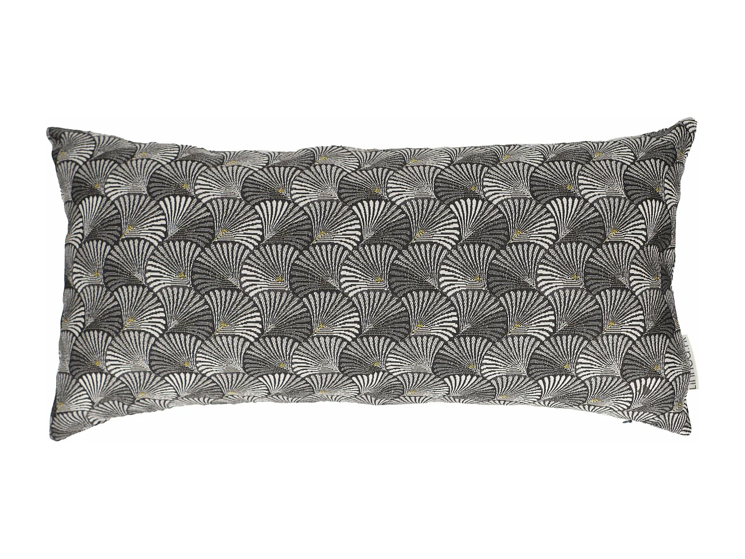 Housse de coussin 30x60 cm SHELL gris Argent
