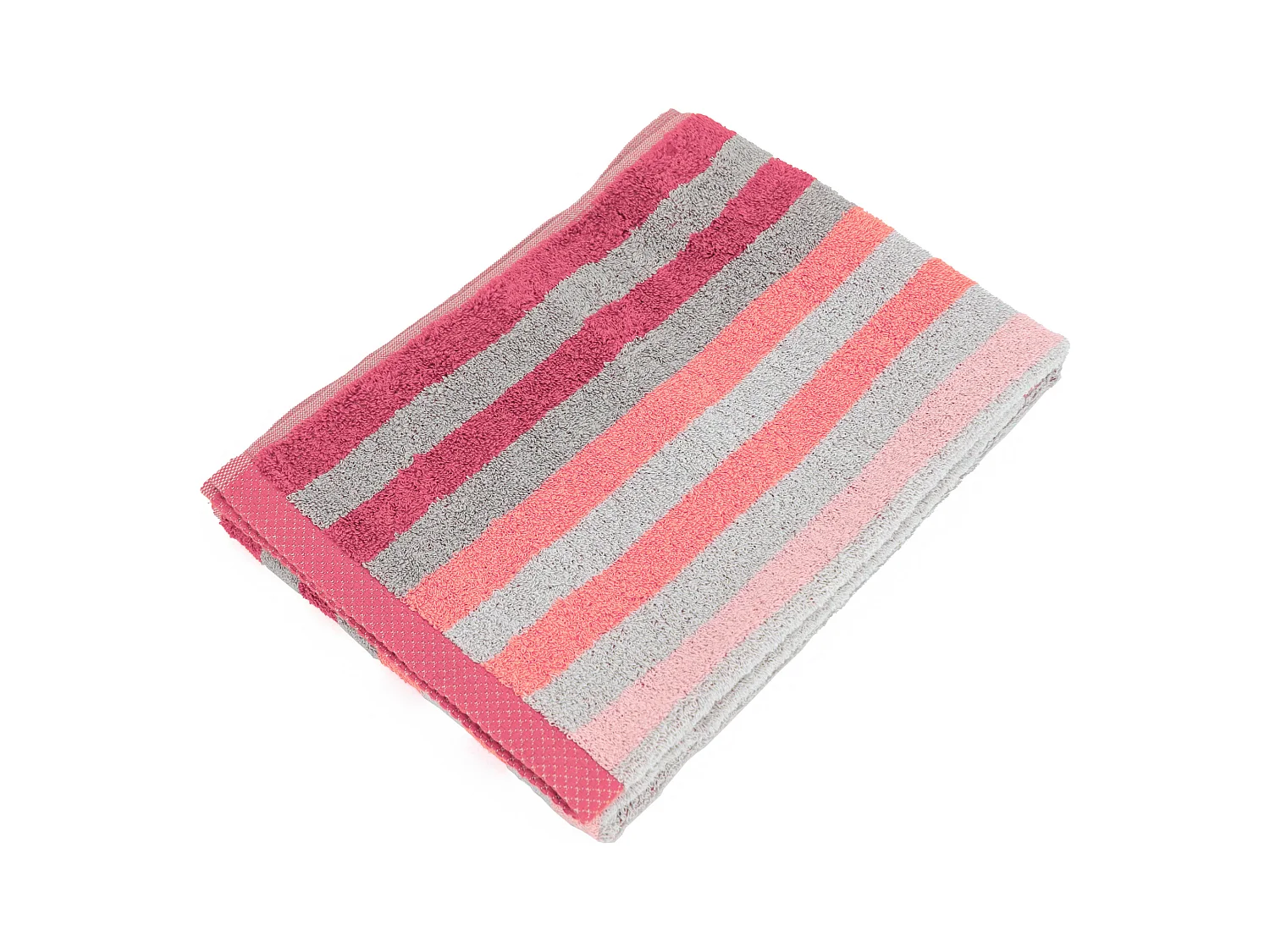 Serviette de toilette 50x100 cm PURE STRIPES rose bonbon