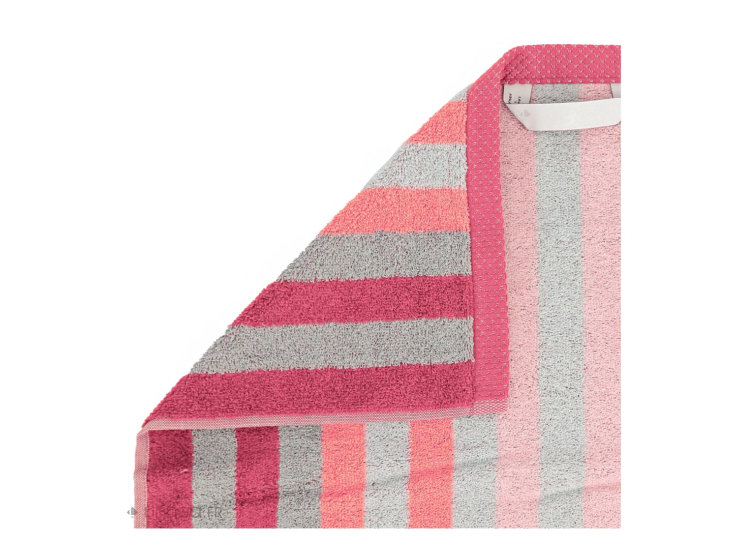 Serviette de toilette 50x100 cm PURE STRIPES rose bonbon