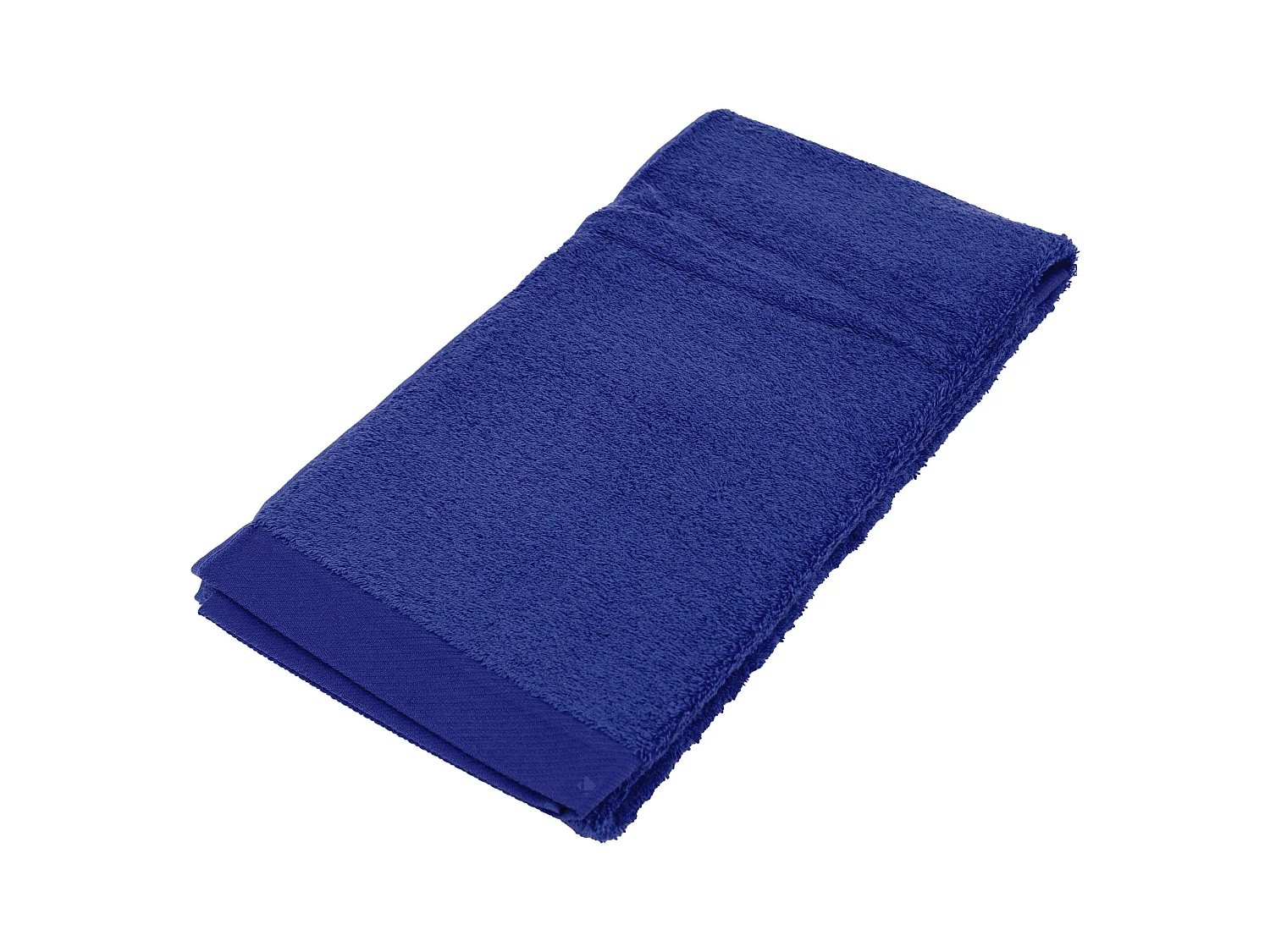 Drap de douche 70x140 cm coton peigné ALBA bleu moyen