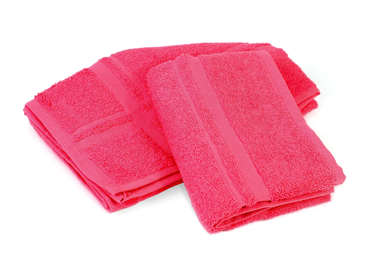 Lot de 2 torchons de cuisine 50x50 cm éponge PURE KITCHEN TERRY Fraise