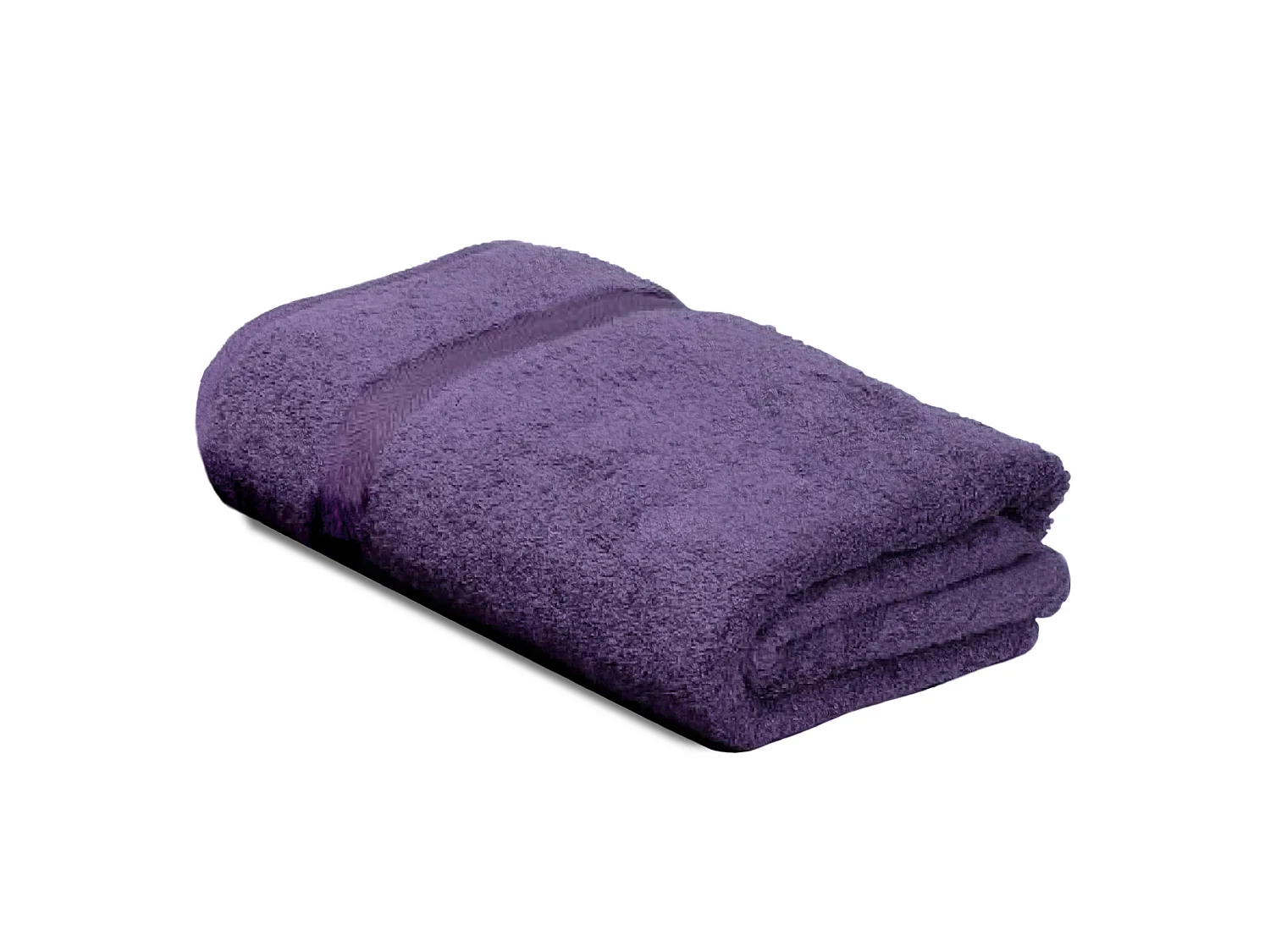 Parure de bain 5 pièces ROYAL CRESENT Prune 650 g/m2
