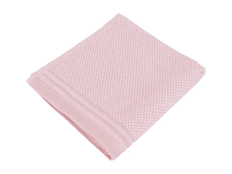 Serviette de toilette 50x100 cm DUNE rose bonbon