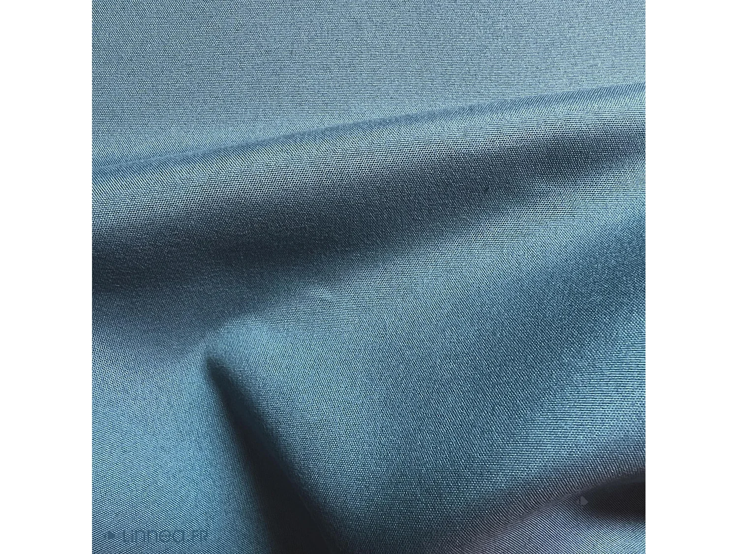 Lot de 2 taies d'oreiller 50x70 cm polyester microfibre LAGO bleu jean