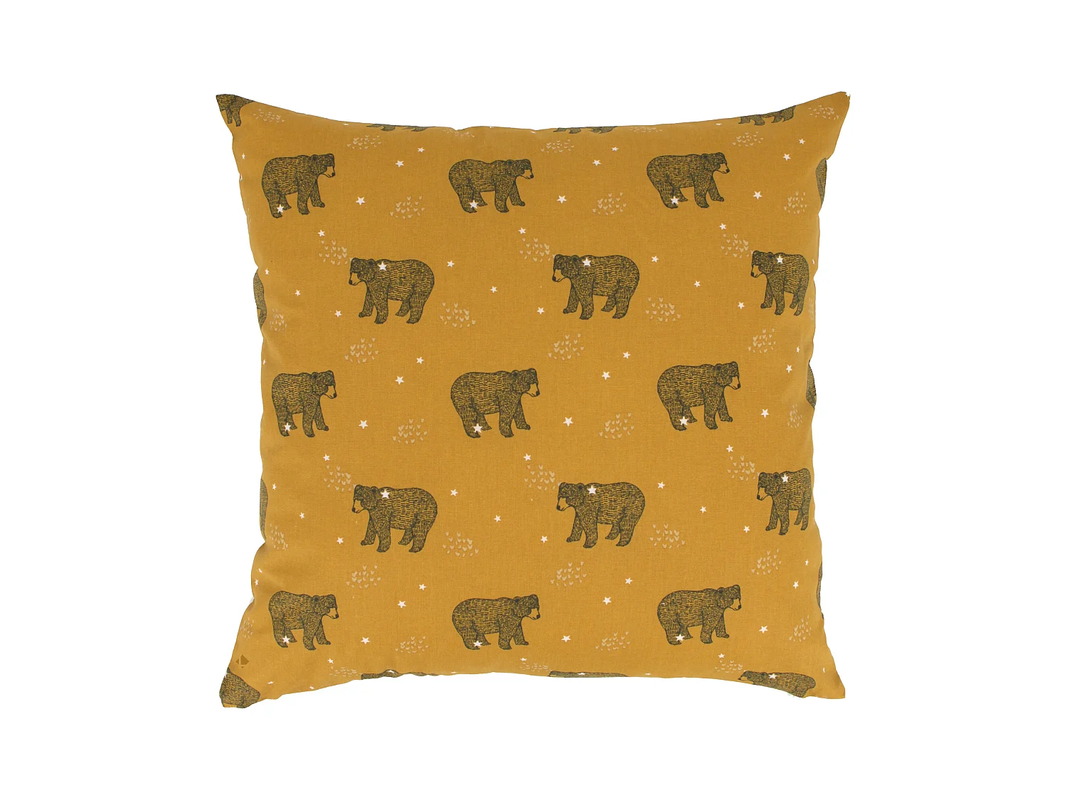 Housse de coussin 40x40 cm BALOO marron Or