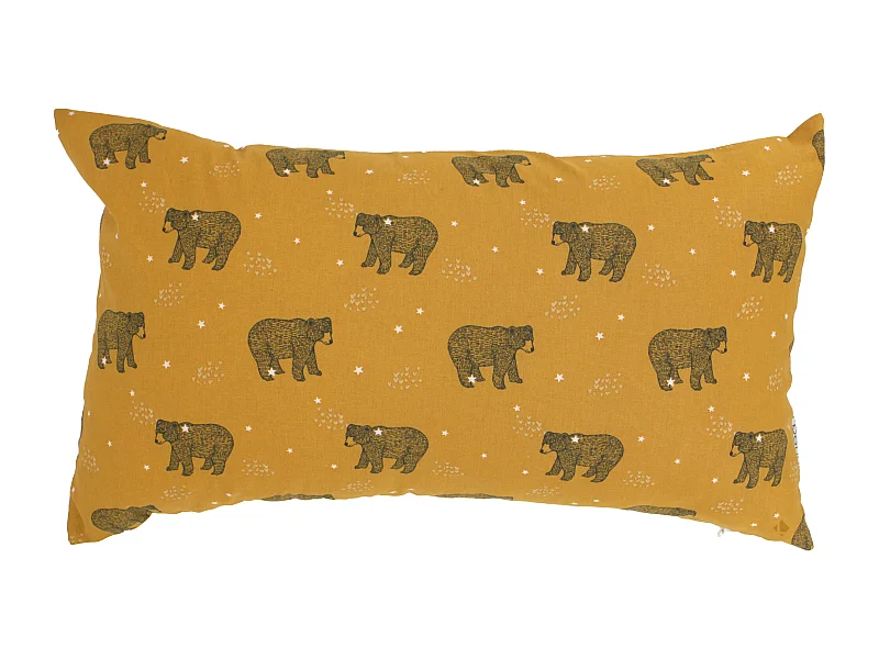 Housse de coussin 30x50 cm BALOO marron Or