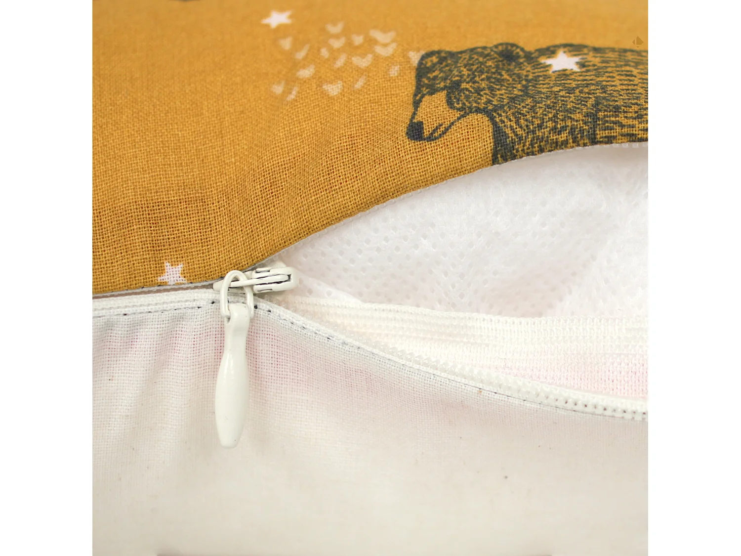 Housse de coussin 30x60 cm BALOO marron Or