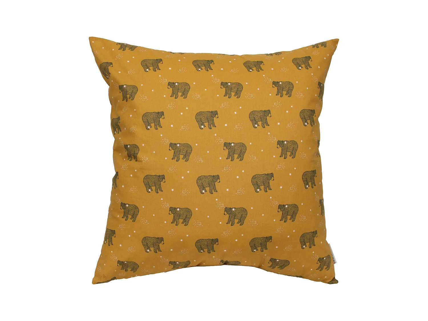 Housse de coussin 60x60 cm BALOO marron Or